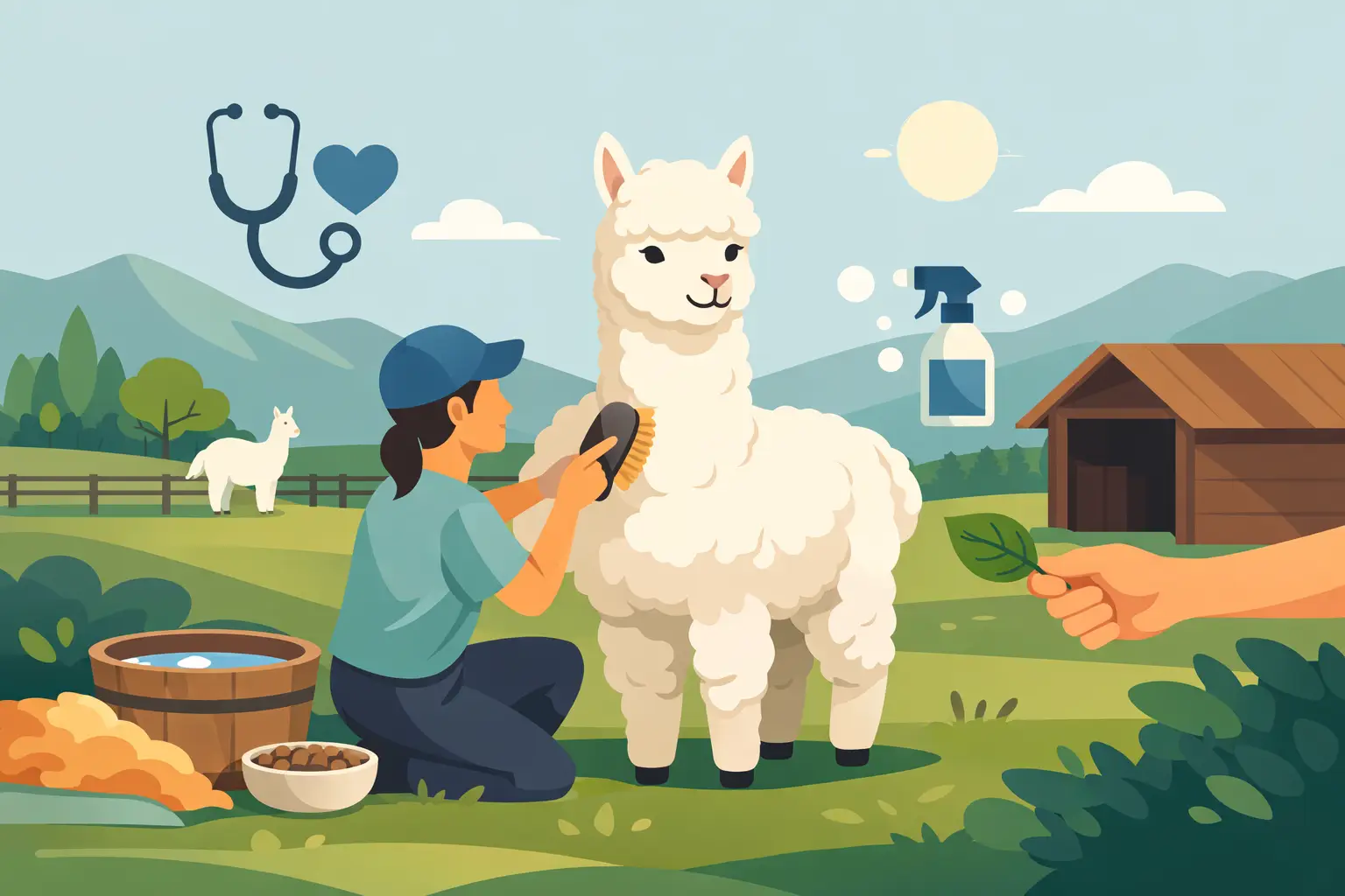 Come prendersi cura di un alpaca bene