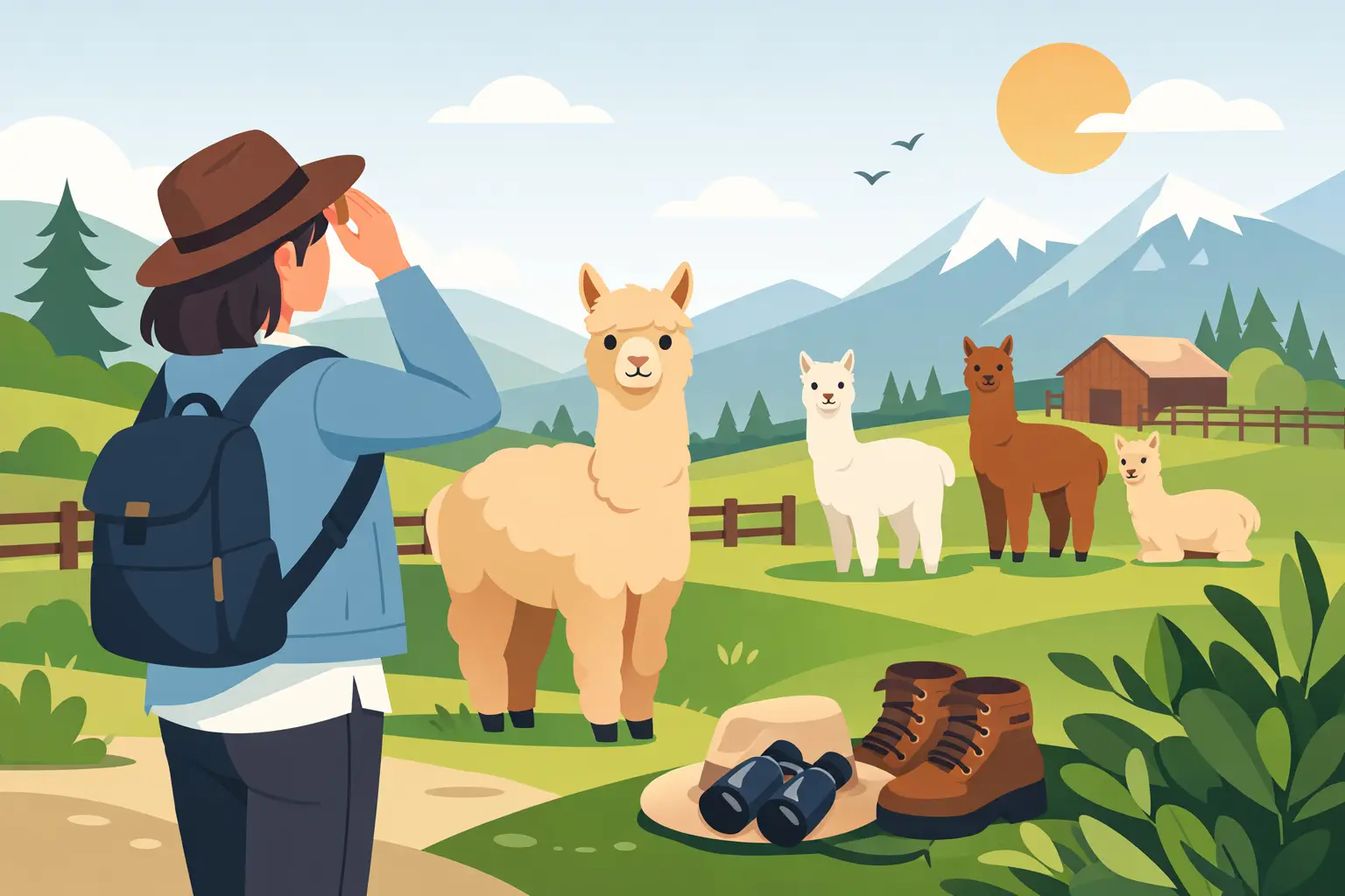 Come prepararsi a un incontro con gli alpaca
