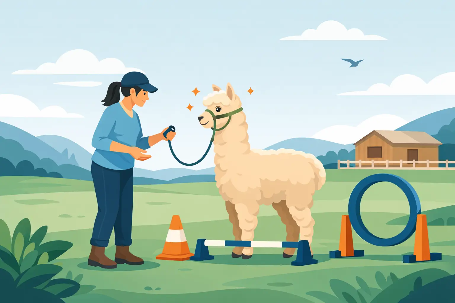 Come si addestra un alpaca davvero bene