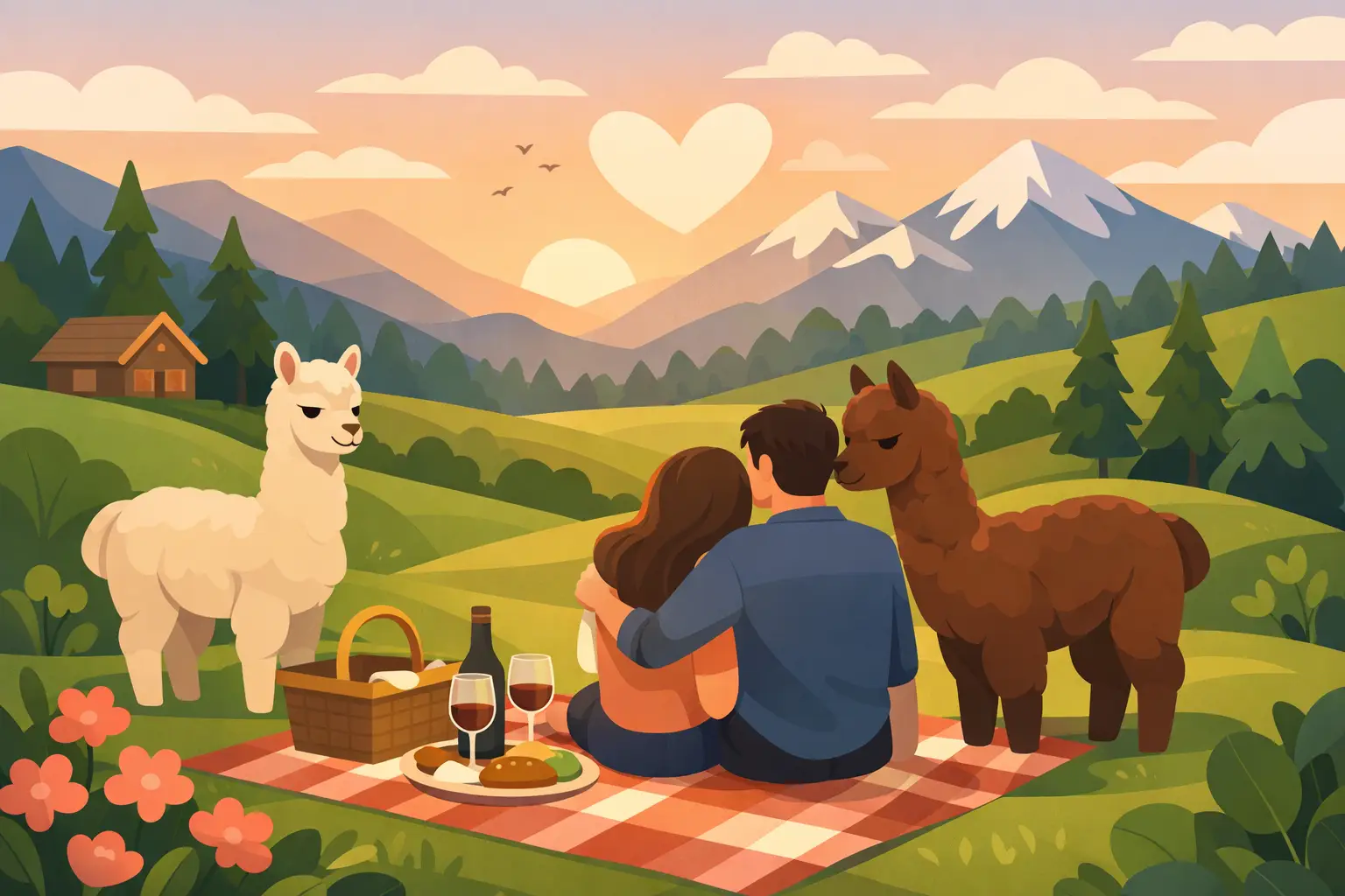 Esperienza romantica con alpaca: cosa aspettarsi