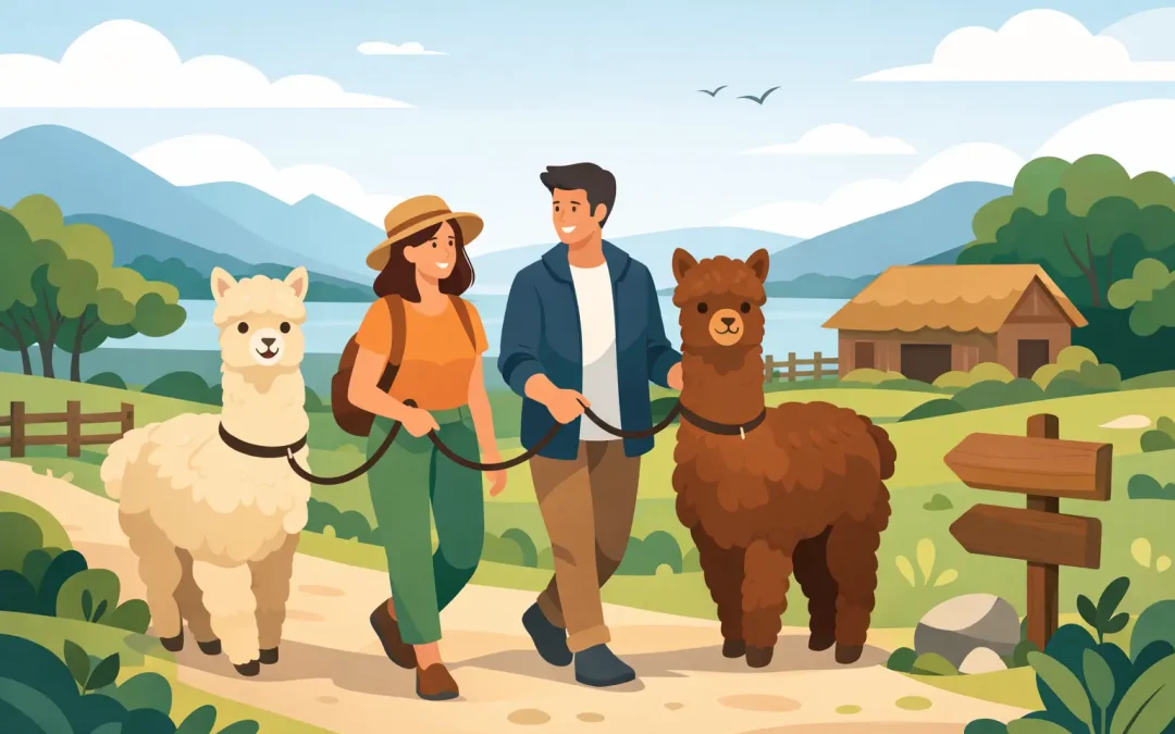 Regalare passeggiata con alpaca: ne vale la pena?