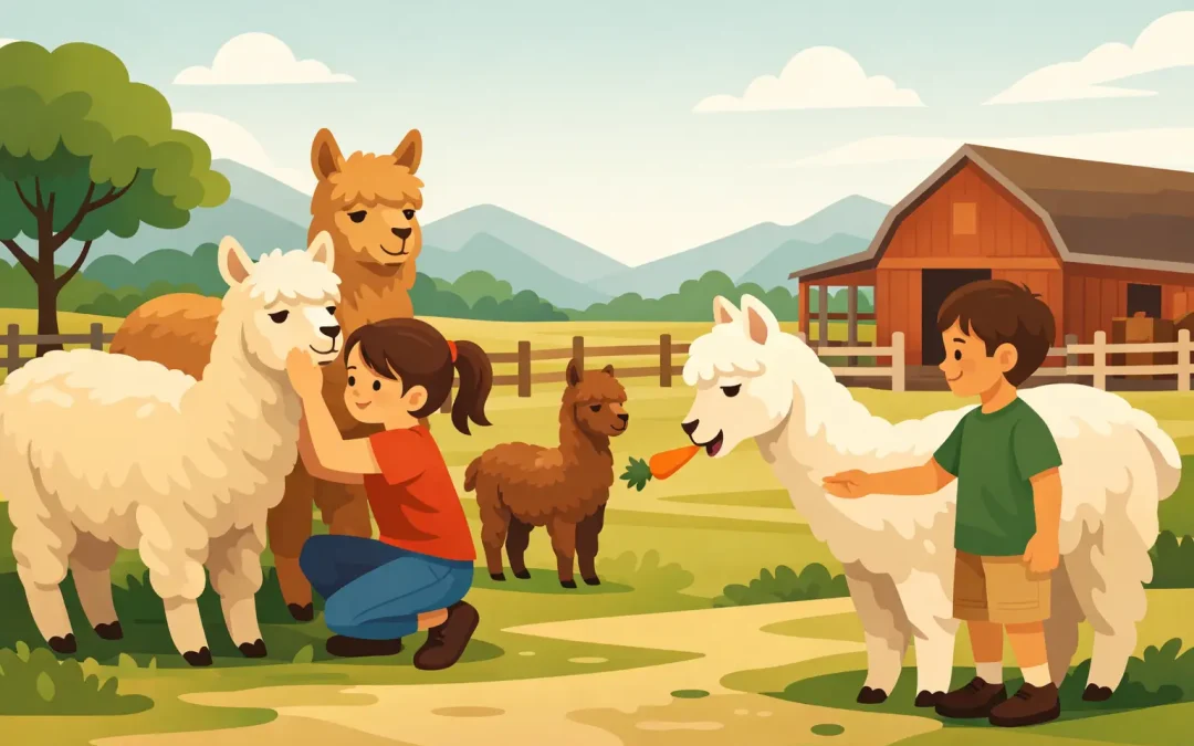 Alpaca adatti ai bambini? Cosa sapere in fattoria
