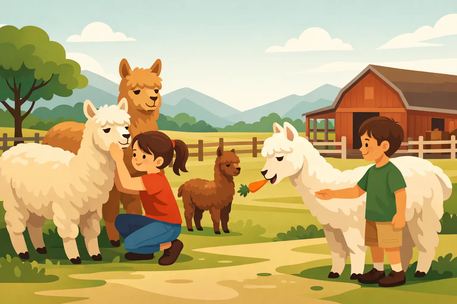 Alpaca adatti ai bambini? Cosa sapere in fattoria Alpaca adatti ai bambini? Cosa sapere in fattoria