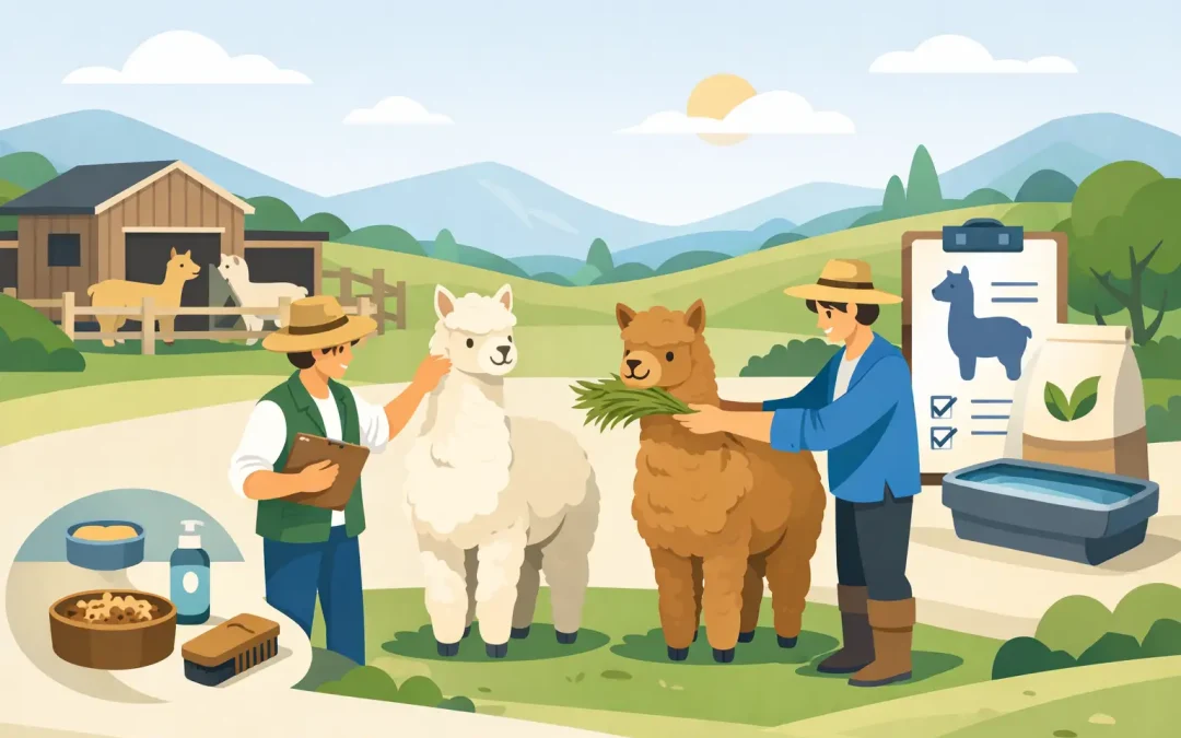 Come gestire gli alpaca per principianti