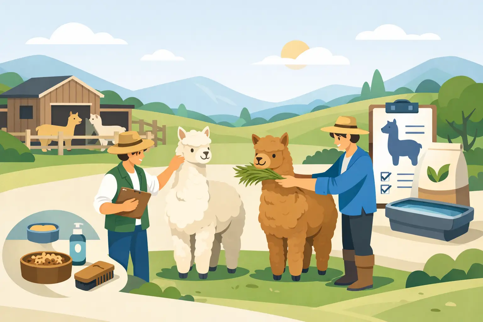 Come gestire gli alpaca per principianti