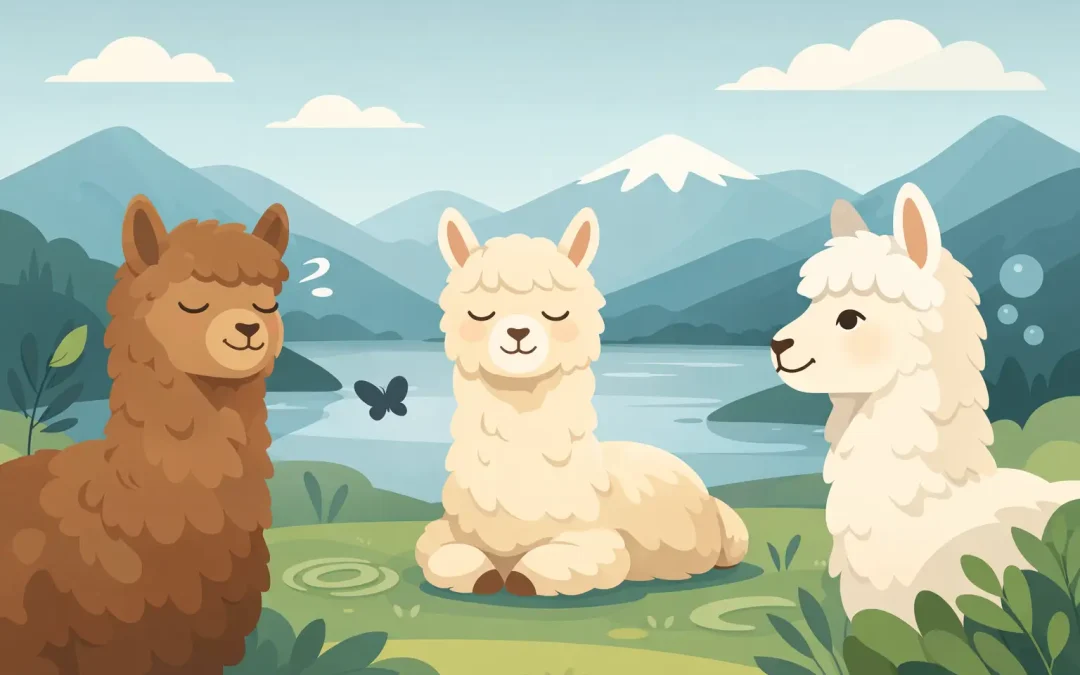 Segnali di calma negli alpaca: come riconoscerli