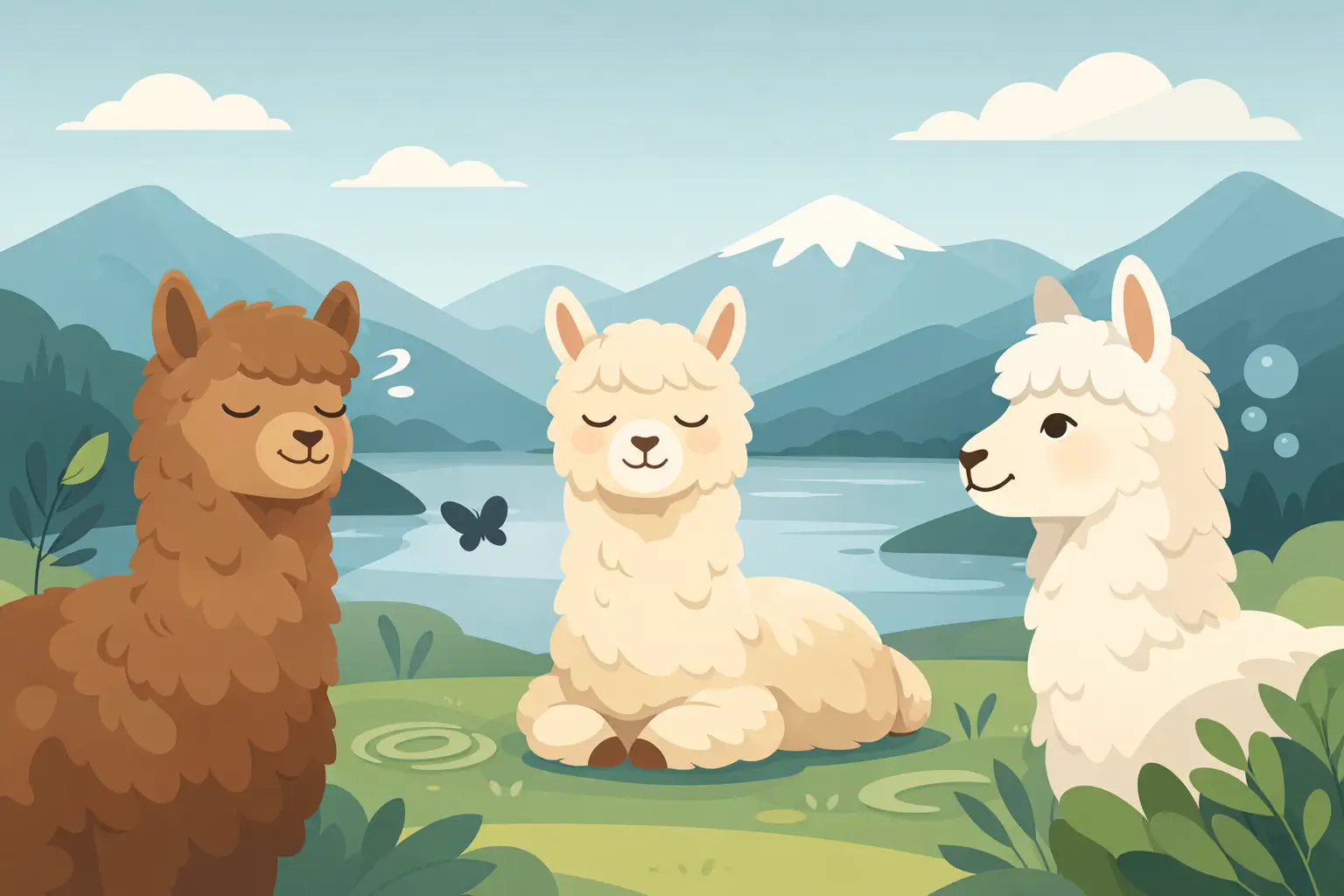 Segnali di calma negli alpaca: come riconoscerli