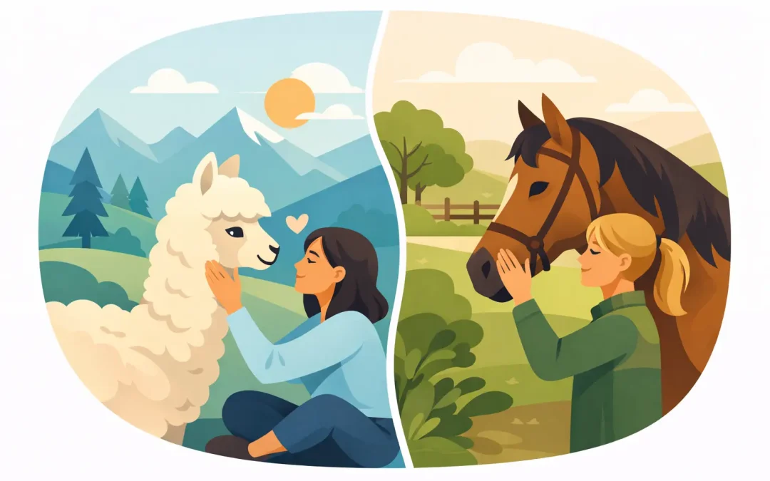 Terapia alpaca o equina, quali differenze?