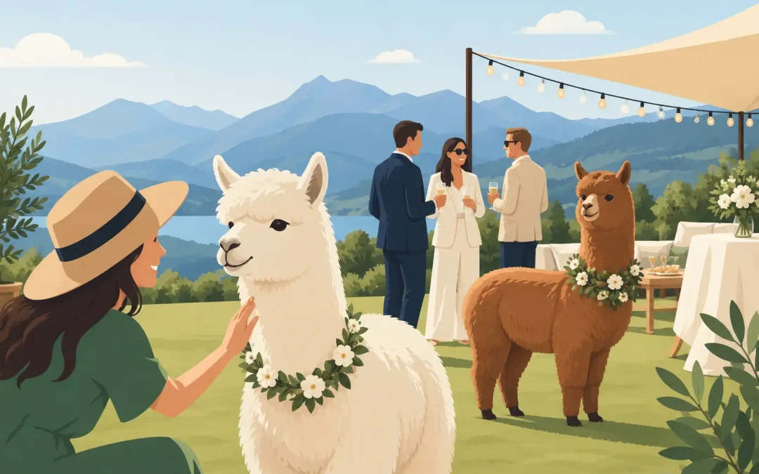 Eventi alpaca privati: idee che restano